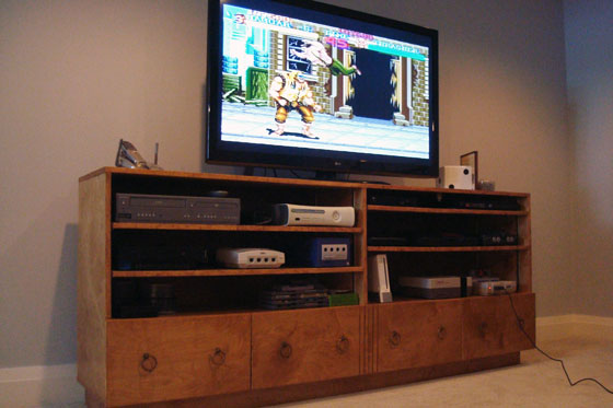 Game Console Cabinet