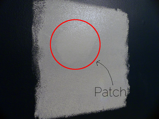 Priming drywall patches